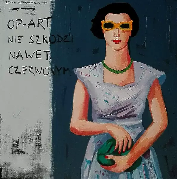 Sztuka Alternatywna - OP-ART nie szkodzi nawet czerwonym