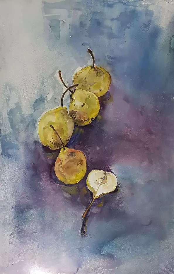 IZABELA BARTOSIŃSKA - OWOCE NA BŁĘKICIE
