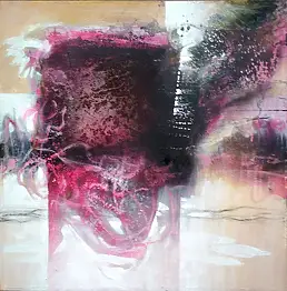 Włodzimierz Draczyński, Oggetto 01, Dipinto acrilico - tela, 60 x 60