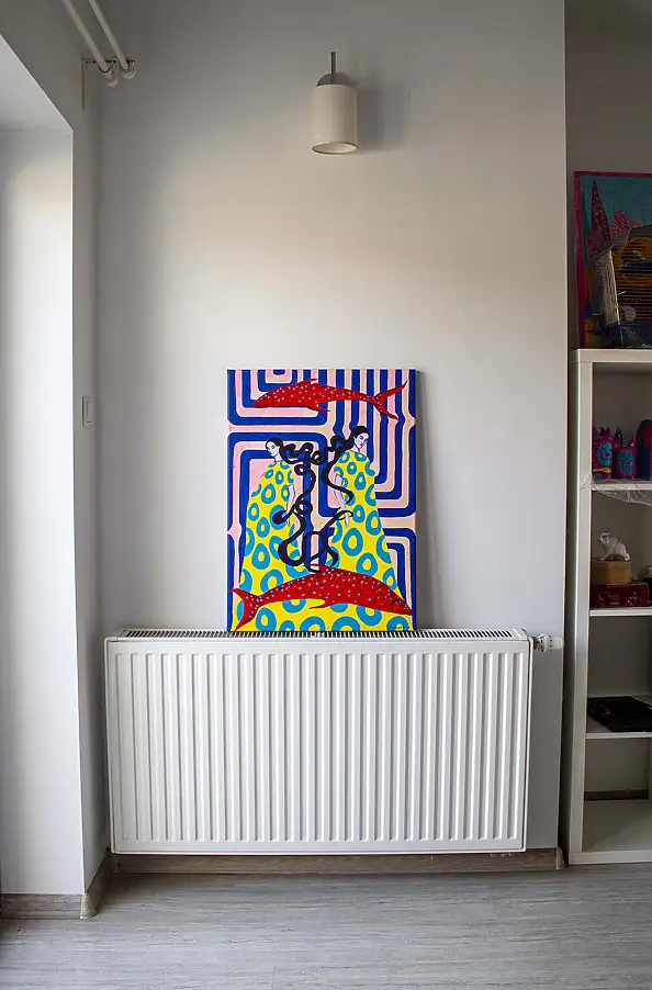 Oksana Chumakova, Obraz „Czekając na cud”, Obraz akrylowy - płótno, 50 x 70