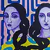 Oksana Chumakova, Le tableau « Une âme pour deux »,, Peinture acrylique - toile, 50 x 70