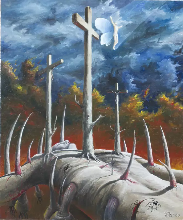 Jarosław Jaśnikowski - Golgota- birth of the first butterfly