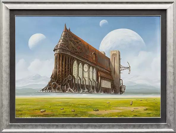 Jarosław Jaśnikowski - Oil Painting - Nigrum Cathedrali