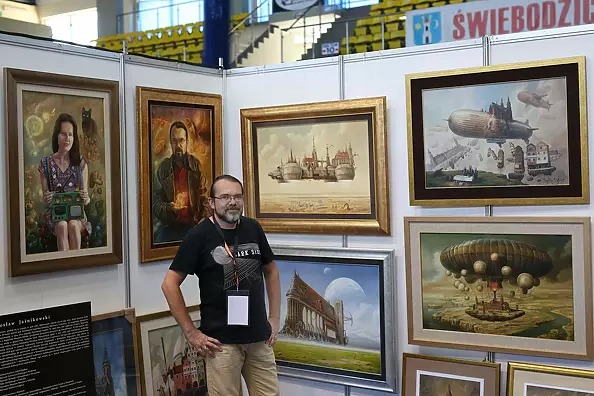 Jarosław Jaśnikowski - Oil Painting - Nigrum Cathedrali