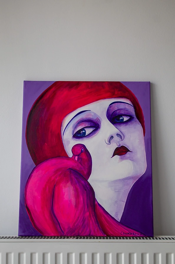 Oksana Chumakova - Picture of a pink dove