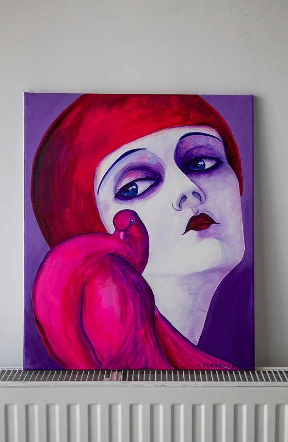 Oksana Chumakova - Picture of a pink dove