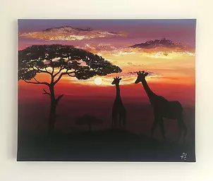 Tatsiana Liseyenka - Painting "Savanna"