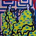 Oksana Chumakova, Gemälde „Tenet“, 2026., Acrylgemälde - Leinwand, 50 x 70