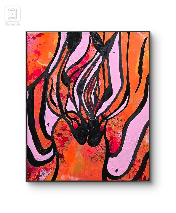 Ewa Mościszko - Acrylic painting "Colors of Love"