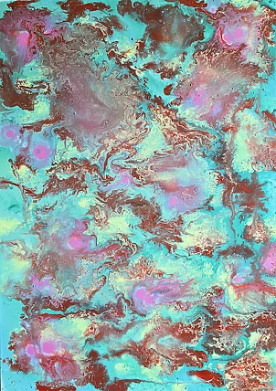 Ewa Mościszko - Acrylic painting "Chinatown"