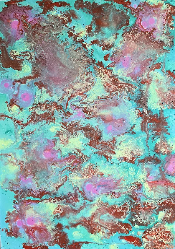 Ewa Mościszko - Acrylic painting "Chinatown"