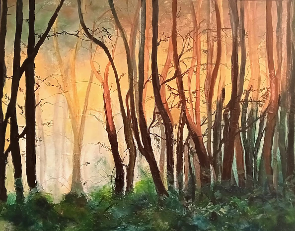 Ewa Mościszko - Obraz akrylowy "Barwy miłości 52"