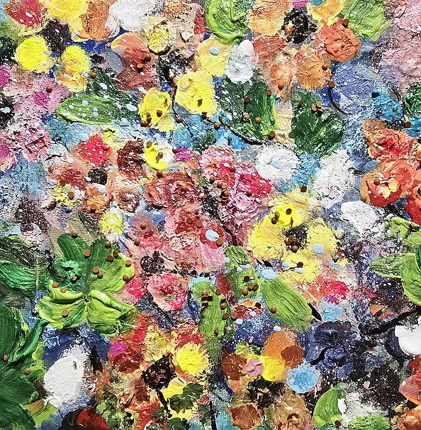 Ewa Mościszko - Acrylic painting "Blossom"