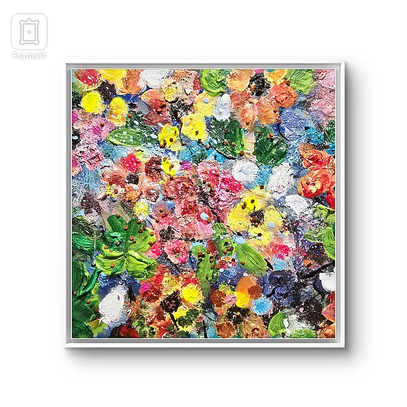 Ewa Mościszko - Acrylic painting "Blossom"