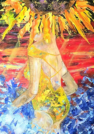 Ewa Mościszko - Acrylic painting "Tosca"