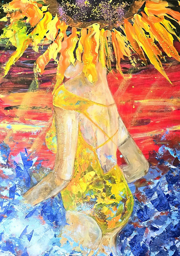 Ewa Mościszko - Acrylic painting "Tosca"