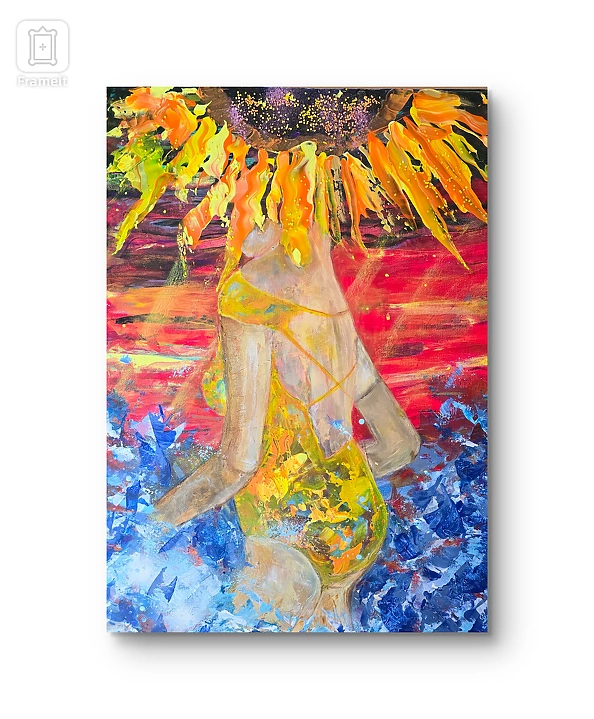 Ewa Mościszko - Acrylic painting "Tosca"