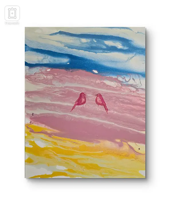 Ewa Mościszko - Obraz akrylowy na płótnie pt Nasze Randez-Vous 