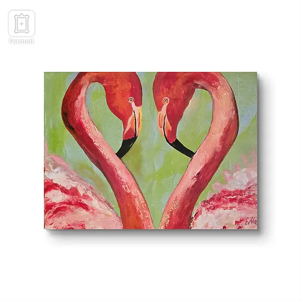 Ewa Mościszko - Acrylic painting titled Heart