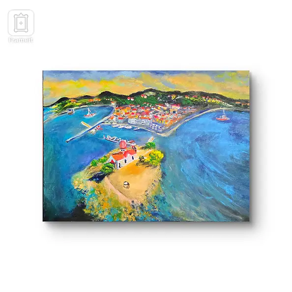 Krystyna Mościszko - Acrylic painting titled