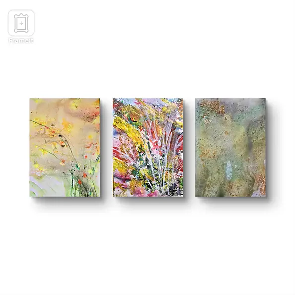 Ewa Mościszko - Watercolor painting composition "Spring enchantment