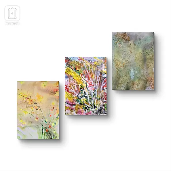 Ewa Mościszko - Watercolor painting composition "Spring enchantment