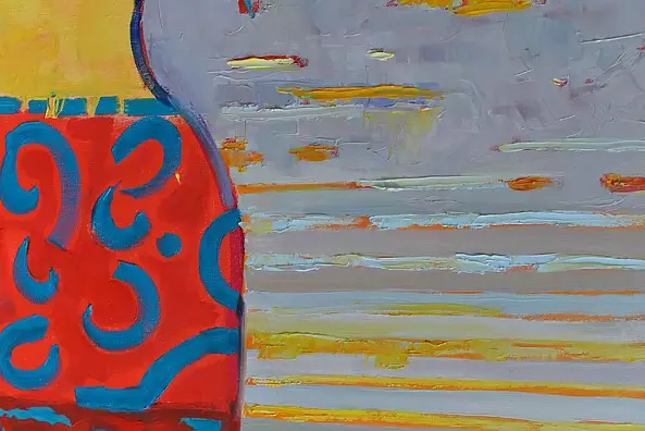 Magdalena Walulik - Obraz kwiaty w wazonie