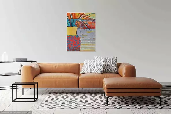 Magdalena Walulik - Obraz kwiaty w wazonie