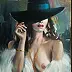 Damian Gierlach - Oil painting Act MADAME SWAN 30x40 GIERLACH