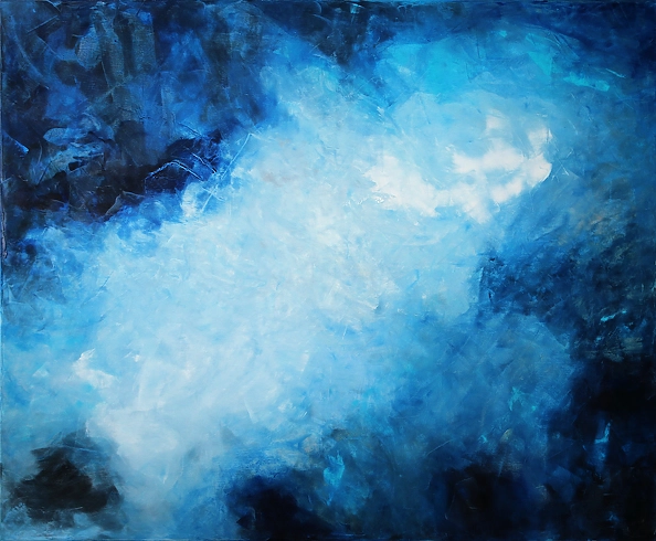 Maja Gajewska - Obraz olejny - Atrament i srebro II