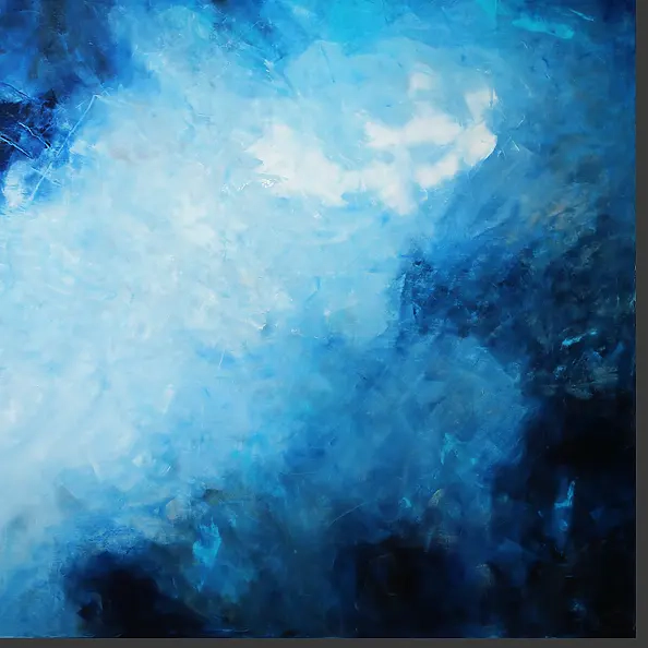 Maja Gajewska - Obraz olejny - Atrament i srebro II