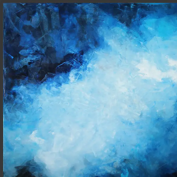 Maja Gajewska - Obraz olejny - Atrament i srebro II