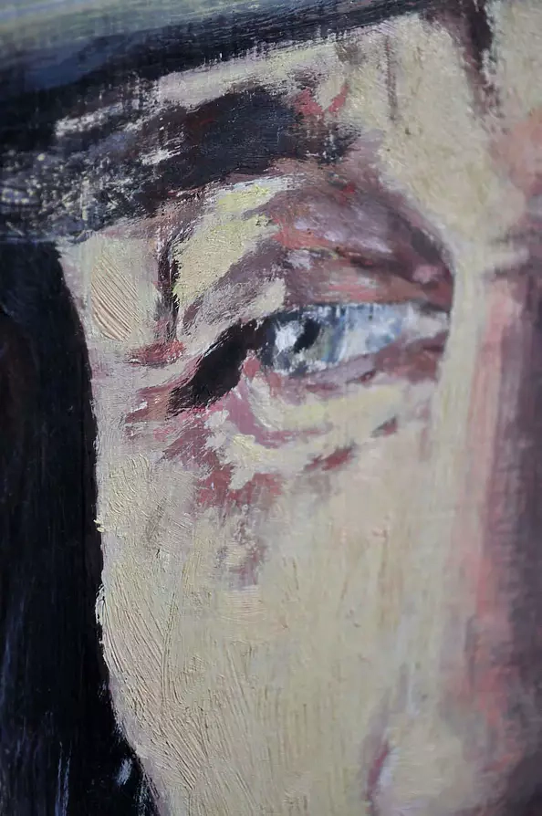 Damian Gierlach - Obraz olejny CZESŁAW NIEMEN 2004 42x32 GIERLACH