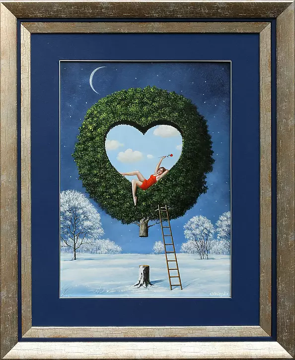 Rafał Olbiński - Obraz olejny - Circumstantial Happiness II