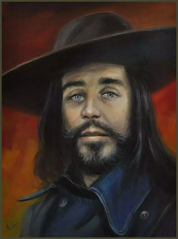 Damian Gierlach - Obraz olejny Czesław Niemen Portret GIERLACH