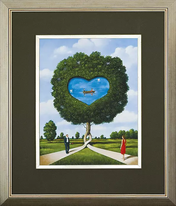 Rafał Olbiński - Oil painting - Decent proposal