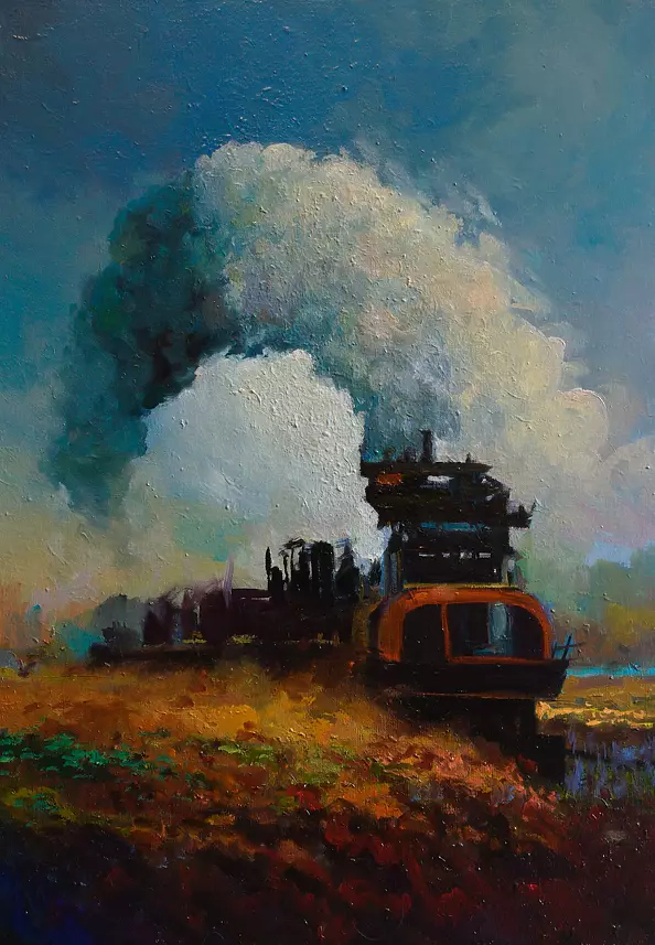 Damian Gierlach - Obraz olejny Dream#84 50/35 Surrealizm Abstrakcja Gierlach