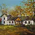 Damian Gierlach - Oil painting of the Manor of Maria Konopnicka in Żarnowiec 35x45 GIERLACH