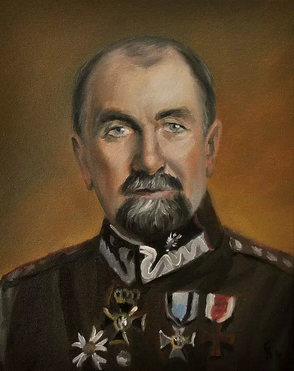 Damian Gierlach - Obraz olejny Generał Tadeusz Rozwadowski 24x30 GIERLACH