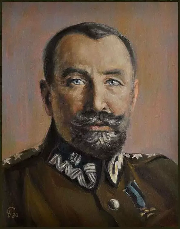 Damian Gierlach - Obraz olejny Generał Tadeusz Rozwadowski Portret GIERLACH