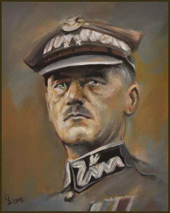 Damian Gierlach - Oil painting General Władysław Sikorski GIERLACH
