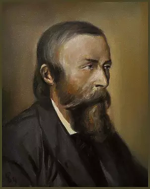   - Oil painting Ignacy Łukasiewicz 24x30 Portrait of GIERLACH