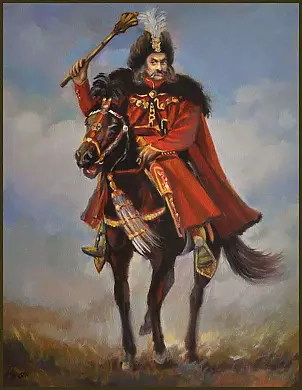 Damian Gierlach - Oil painting JEREMI WIŚNIOWIECKI Portrait 30x40 GIERLACH