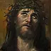 Damian Gierlach - Peinture à l'huile Jésus Christ Portrait 30x40cm Gierlach