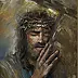 Damian Gierlach - Ölgemälde Jesus Christus Portrait 30x40cm Gierlach