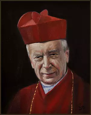 Damian Gierlach - Oil painting by Cardinal Stefan Wyszyński 24x30 GIERLACH