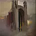 Damian Gierlach - Peinture à l'huile Cathedral 599 GIERLACH surréalisme