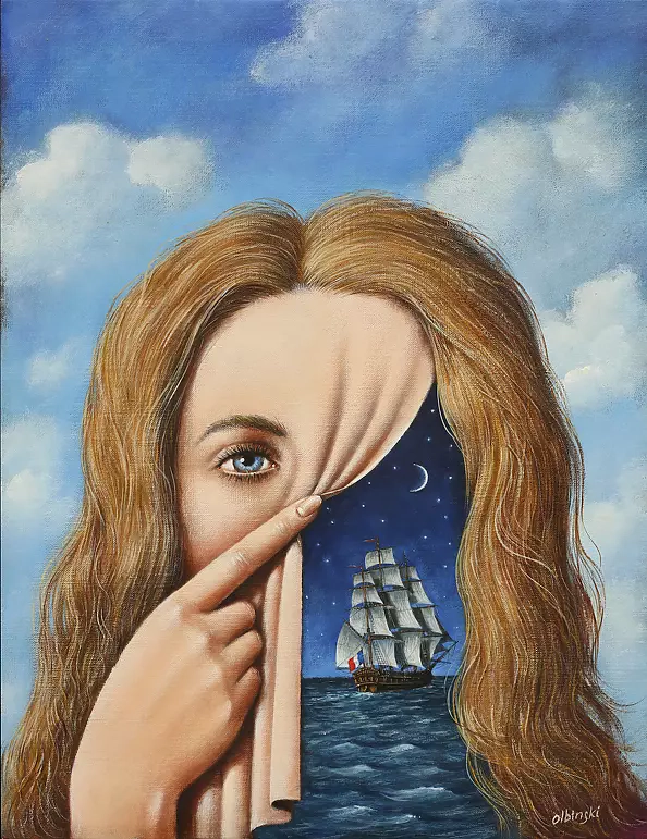 Rafał Olbiński - Obraz olejny - Manon Lescaut