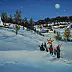 Damian Gierlach - Oil painting Landscape "carolers" 30x40cm GIERLACH