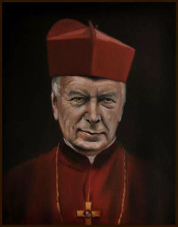 Damian Gierlach - Oil painting by Stefan Kardynał Wyszyński 24x30 GIERLACH